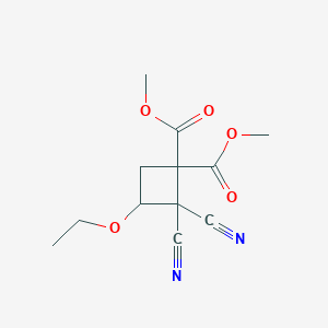 Dimethyl 2,2-dicyano-3-ethoxycyclobutane-1,1-dicarboxylate