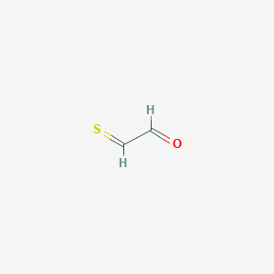 molecular formula C2H2OS B14412114 Sulfanylideneacetaldehyde CAS No. 82563-94-8