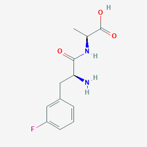 (2S)-2-[[(2S)-2-amino-3-(3-fluorophenyl)propanoyl]amino]propanoic acid