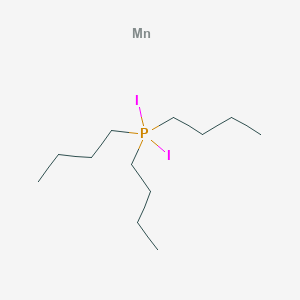 molecular formula C12H27I2MnP B14412147 Manganese;tributyl(diiodo)-lambda5-phosphane CAS No. 82307-32-2