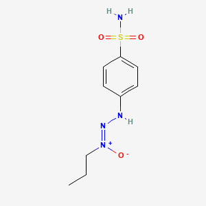 (Z)-oxido-propyl-[(4-sulfamoylphenyl)hydrazinylidene]azanium