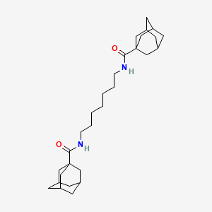 N-[7-(adamantane-1-carbonylamino)heptyl]adamantane-1-carboxamide