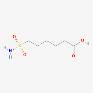 molecular formula C6H13NO4S B1441225 6-Sulfamoylhexanoic acid CAS No. 874007-76-8