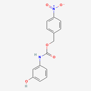 (4-Nitrophenyl)methyl (3-hydroxyphenyl)carbamate