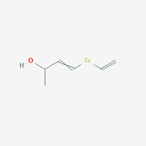 molecular formula C6H10OTe B14412284 4-(Ethenyltellanyl)but-3-en-2-ol CAS No. 85035-69-4