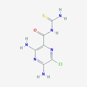 3,5-Diamino-N-carbamothioyl-6-chloropyrazine-2-carboxamide