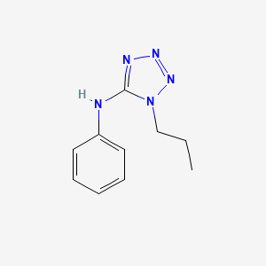 molecular formula C10H13N5 B14412315 1-Propyl-5-(phenylamino)-1H-tetrazole CAS No. 85285-40-1