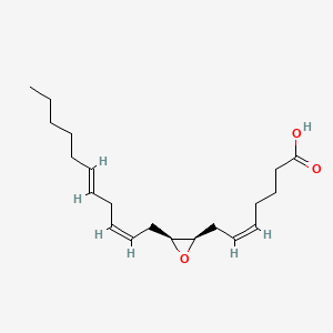 molecular formula C20H32O3 B14412332 (Z)-7-[(2R,3S)-3-[(2Z,5E)-undeca-2,5-dienyl]oxiran-2-yl]hept-5-enoic acid CAS No. 82864-43-5