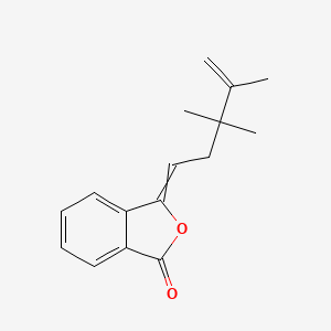 3-(3,3,4-Trimethylpent-4-en-1-ylidene)-2-benzofuran-1(3H)-one