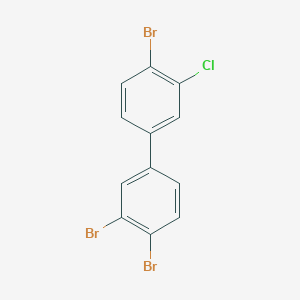 molecular formula C12H6Br3Cl B14412391 3,4,4'-Tribromo-3'-chloro-1,1'-biphenyl CAS No. 84979-86-2