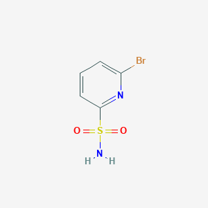 molecular formula C5H5BrN2O2S B1441240 6-Bromopyridine-2-sulfonamide CAS No. 856013-04-2