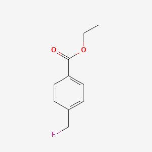 molecular formula C10H11FO2 B14412410 Ethyl 4-(fluoromethyl)benzoate CAS No. 86239-04-5