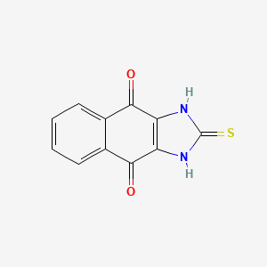 2-Sulfanylidene-2,3-dihydro-1H-naphtho[2,3-d]imidazole-4,9-dione