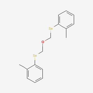 molecular formula C16H18OSe2 B14412455 1,1'-[Oxybis(methyleneselanyl)]bis(2-methylbenzene) CAS No. 82745-55-9