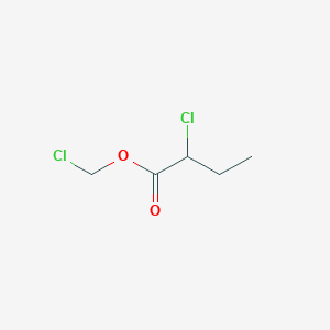 molecular formula C5H8Cl2O2 B14412464 Chloromethyl 2-chlorobutanoate CAS No. 80418-47-9