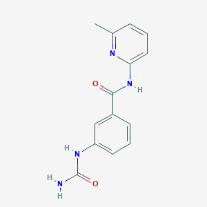 3-(Carbamoylamino)-N-(6-methylpyridin-2-yl)benzamide