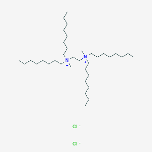 molecular formula C36H78Cl2N2 B14412484 N~1~,N~2~-Dimethyl-N~1~,N~1~,N~2~,N~2~-tetraoctylethane-1,2-bis(aminium) dichloride CAS No. 82334-00-7