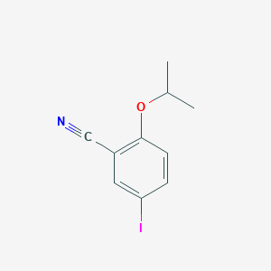 molecular formula C10H10INO B1441251 5-Iodo-2-isopropoxybenzonitrile CAS No. 1258440-83-3