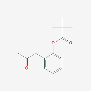 2-(2-Oxopropyl)phenyl 2,2-dimethylpropanoate