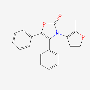 3-(2-Methylfuran-3-yl)-4,5-diphenyl-1,3-oxazol-2(3H)-one