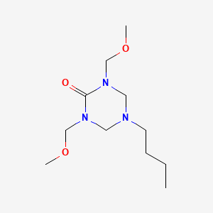 5-Butyl-1,3-bis(methoxymethyl)-1,3,5-triazinan-2-one