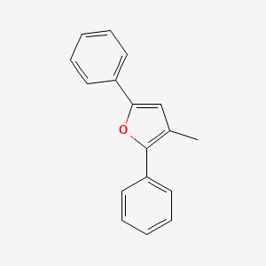 molecular formula C17H14O B14412571 3-Methyl-2,5-diphenylfuran CAS No. 84302-11-4