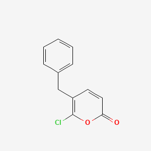 5-Benzyl-6-chloro-2H-pyran-2-one