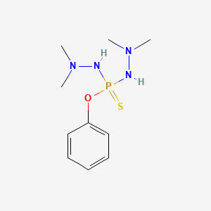 2-[(2,2-Dimethylhydrazinyl)-phenoxyphosphinothioyl]-1,1-dimethylhydrazine