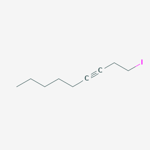 molecular formula C9H15I B14412652 1-Iodonon-3-yne CAS No. 85612-95-9