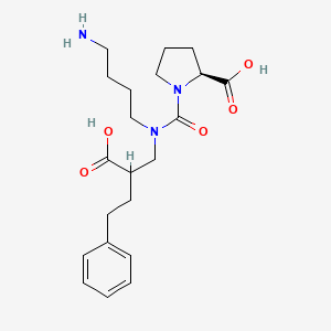 1-[(4-Aminobutyl)(2-carboxy-4-phenylbutyl)carbamoyl]-L-proline