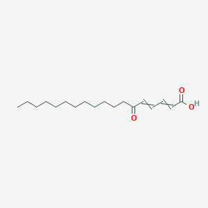 6-Oxooctadeca-2,4-dienoic acid