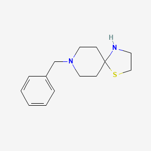 molecular formula C14H20N2S B1441270 8-Bencil-1-tia-4,8-diazaspiro[4.5]decano CAS No. 710268-50-1