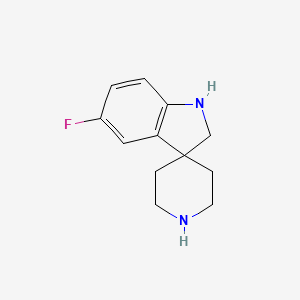 B1441274 5-Fluorospiro[indoline-3,4'-piperidine] CAS No. 944905-36-6