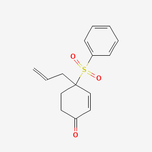 4-(Benzenesulfonyl)-4-(prop-2-en-1-yl)cyclohex-2-en-1-one