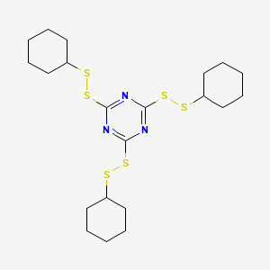 2,4,6-Tris(cyclohexyldisulfanyl)-1,3,5-triazine