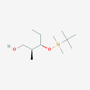 molecular formula C12H28O2Si B14412805 (2S,3S)-3-[tert-butyl(dimethyl)silyl]oxy-2-methylpentan-1-ol CAS No. 84230-96-6