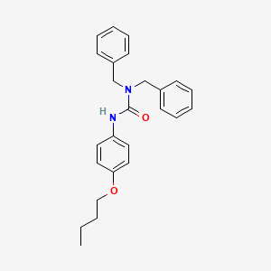 N,N-Dibenzyl-N'-(4-butoxyphenyl)urea