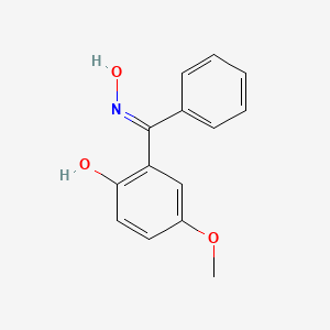 2-[(E)-N-hydroxy-C-phenylcarbonimidoyl]-4-methoxyphenol