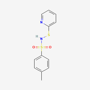 4-Methyl-N-[(pyridin-2-yl)sulfanyl]benzene-1-sulfonamide