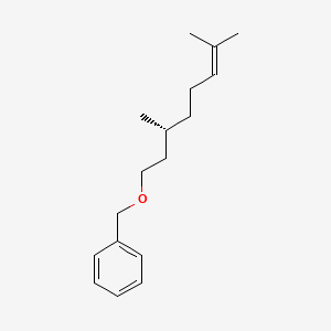 ({[(3R)-3,7-Dimethyloct-6-en-1-yl]oxy}methyl)benzene