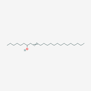 molecular formula C24H48O B14412954 Tetracos-9-en-7-ol CAS No. 87375-77-7