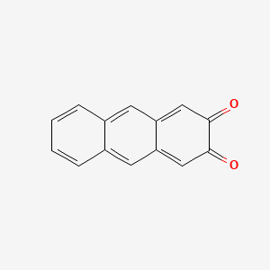 molecular formula C14H8O2 B14413013 Anthracene-2,3-dione CAS No. 86392-52-1