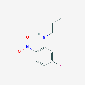 molecular formula C9H11FN2O2 B1441311 5-fluoro-2-nitro-N-propylaniline CAS No. 951667-98-4
