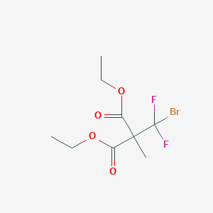 Propanedioic acid, (bromodifluoromethyl)methyl-, diethyl ester