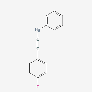 molecular formula C14H9FHg B14413184 [(4-Fluorophenyl)ethynyl](phenyl)mercury CAS No. 87579-63-3