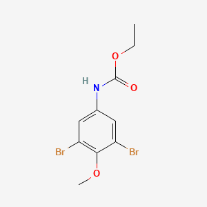 molecular formula C10H11Br2NO3 B14413209 Ethyl (3,5-dibromo-4-methoxyphenyl)carbamate CAS No. 84970-85-4