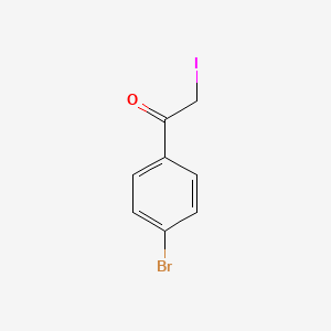 molecular formula C8H6BrIO B14413234 1-(4-Bromophenyl)-2-iodoethanone CAS No. 81585-72-0