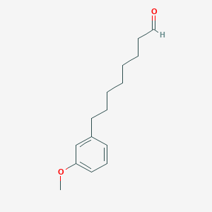 molecular formula C15H22O2 B14413236 8-(3-Methoxyphenyl)octanal CAS No. 83823-81-8