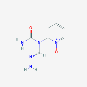 molecular formula C7H9N5O2 B14413247 N-Carbamoyl-N-(1-oxo-1lambda~5~-pyridin-2-yl)methanehydrazonamide CAS No. 85345-14-8