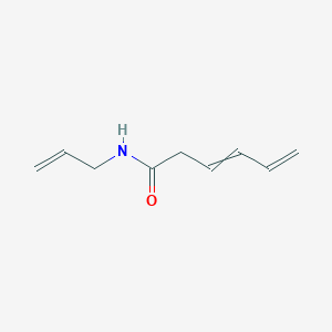 molecular formula C9H13NO B14413297 N-(Prop-2-en-1-yl)hexa-3,5-dienamide CAS No. 87463-20-5